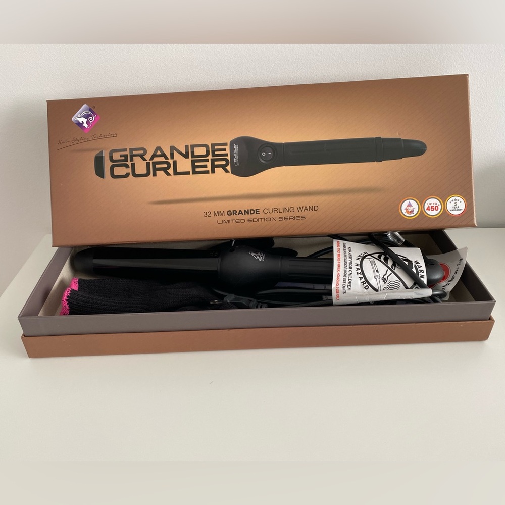 32mm Black Curling Wand - Limited Edition